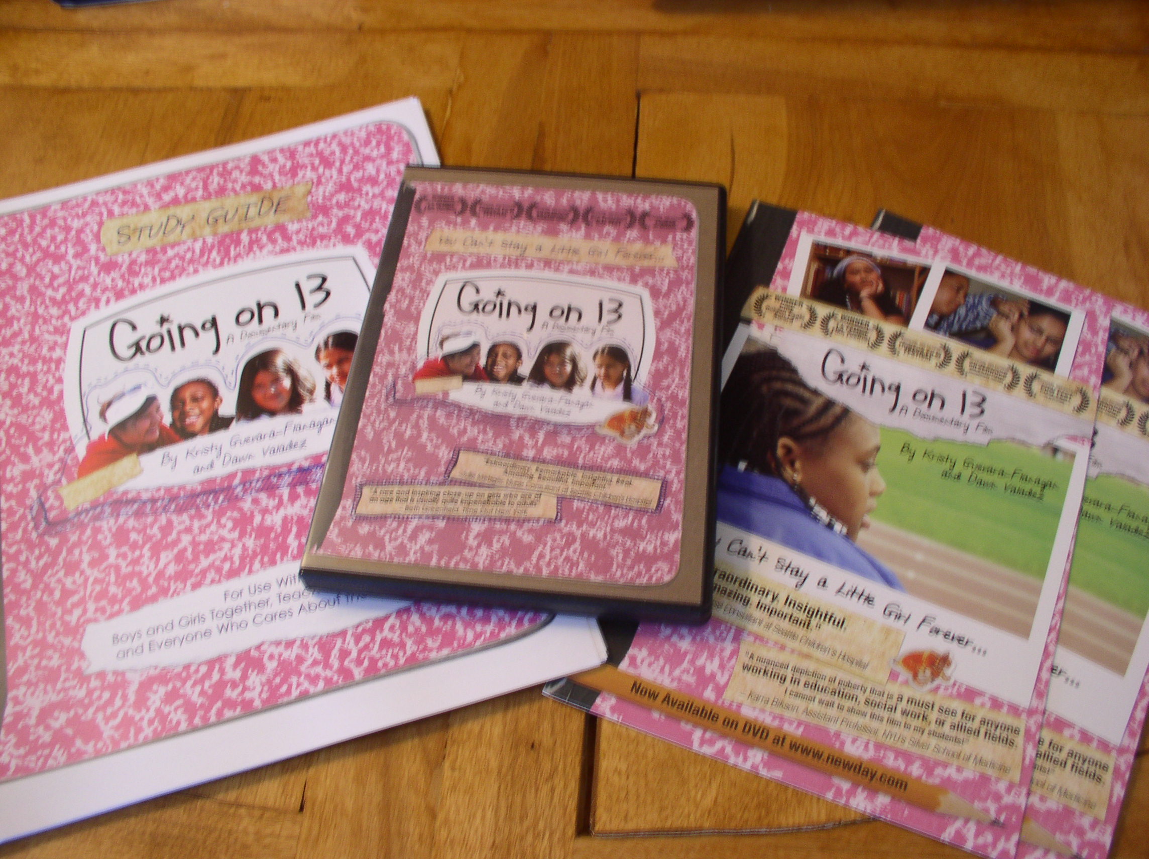 Bound study guide, DVD, and promotional inserts